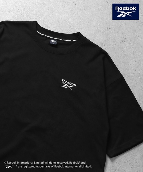 ZIP FIVE(ジップファイブ)の「【REEBOK】 バックロゴ ワッペン Tシャツ / 半袖 / ワンポイント 刺繍(Tシャツ/カットソー・メンズ・ブラック/グレイッシュベージュ/サックスブルー/グリーン・MEDIUM/LARGE/X-LARGE)」の21枚目の写真
