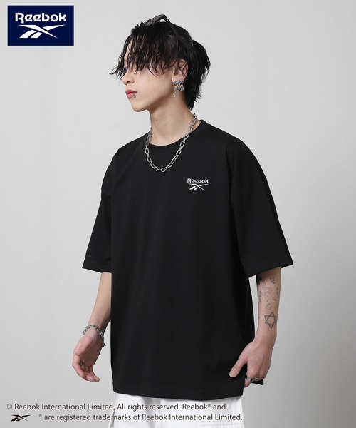 ZIP FIVE(ジップファイブ)の「【REEBOK】 バックロゴ ワッペン Tシャツ / 半袖 / ワンポイント 刺繍(Tシャツ/カットソー・メンズ・ブラック/グレイッシュベージュ/サックスブルー/グリーン・MEDIUM/LARGE/X-LARGE)」の9枚目の写真