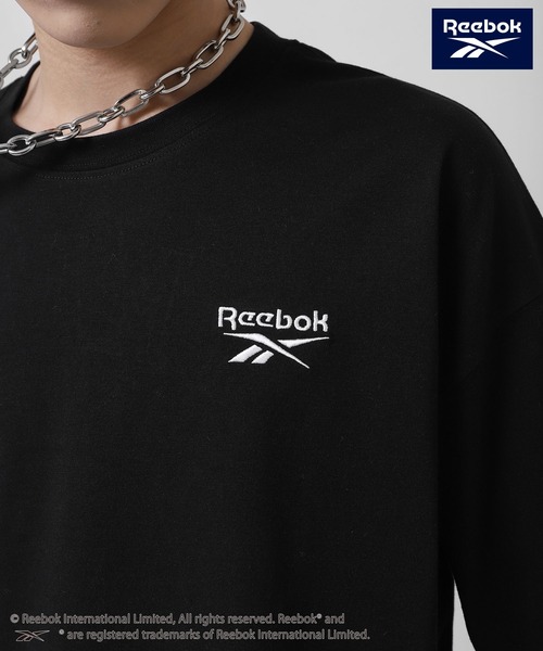 ZIP FIVE(ジップファイブ)の「【REEBOK】 バックロゴ ワッペン Tシャツ / 半袖 / ワンポイント 刺繍(Tシャツ/カットソー・メンズ・ブラック/グレイッシュベージュ/サックスブルー/グリーン・MEDIUM/LARGE/X-LARGE)」の7枚目の写真
