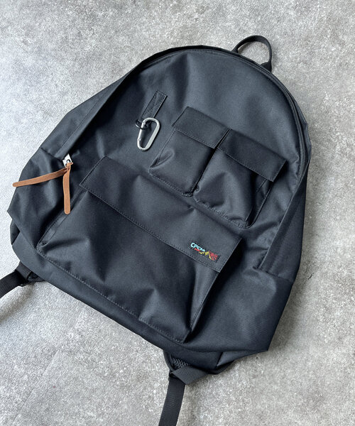 CPCM（シーピーシーエム）の「マルチポケットデイパック（バックパック/リュック・レディース・グリーン/ブラック/パープル・FREE）」の5枚目の写真