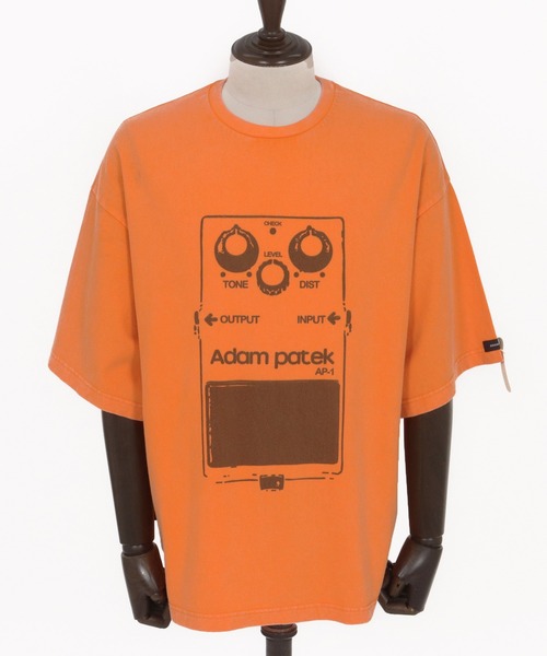 ADAM PATEK(アダムパテック)の「mt9513-distortion short sleeve T Tシャツ(Tシャツ/カットソー・メンズ・ブラック/ホワイト/オレンジ・2/1)」の17枚目の写真