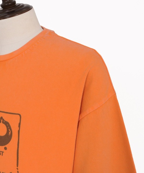 ADAM PATEK(アダムパテック)の「mt9513-distortion short sleeve T Tシャツ(Tシャツ/カットソー・メンズ・ブラック/ホワイト/オレンジ・2/1)」の20枚目の写真
