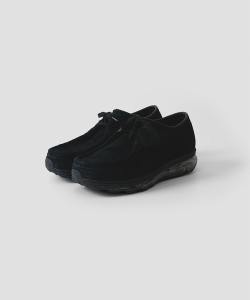 Tomo & Co(トモアンドシーオー)の「AIR MOCCASINS MID(モカシン/デッキシューズ・メンズ・ベージュ/ブラック・26/27)」の2枚目の写真