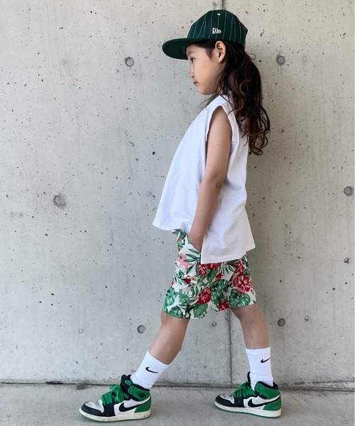 Naughty Company（ナウテーカンパニー）の「ボタニカル柄ハーフパンツ（その他パンツ・キッズ・ブルー/ホワイト・90/100/110/120/130）」の7枚目の写真