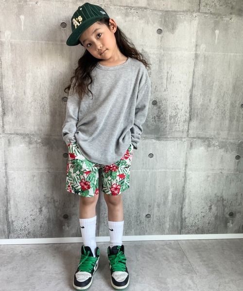 Naughty Company（ナウテーカンパニー）の「ボタニカル柄ハーフパンツ（その他パンツ・キッズ・ブルー/ホワイト・90/100/110/120/130）」の17枚目の写真