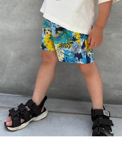 Naughty Company（ナウテーカンパニー）の「ボタニカル柄ハーフパンツ（その他パンツ・キッズ・ブルー/ホワイト・90/100/110/120/130）」の9枚目の写真