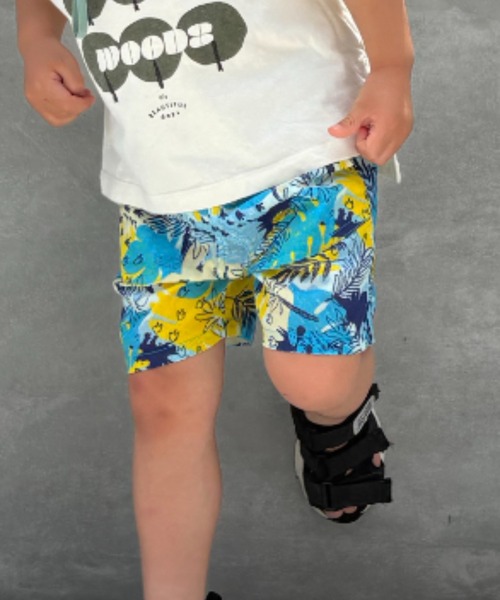 Naughty Company（ナウテーカンパニー）の「ボタニカル柄ハーフパンツ（その他パンツ・キッズ・ブルー/ホワイト・90/100/110/120/130）」の13枚目の写真