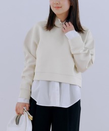 COHINA（コヒナ）の「ダンボールニットショート丈フーディ 【低身長・小柄女性】（パーカー）」