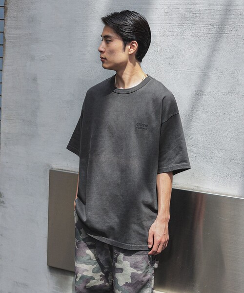 BEAMS T（ビームスティー）の「ONEITA / Pigment Dye T-shirt 25SS（Tシャツ/カットソー・レディース・シルバー/ブラック/ブラウン/ピンク・S/M/L/XL）」の9枚目の写真