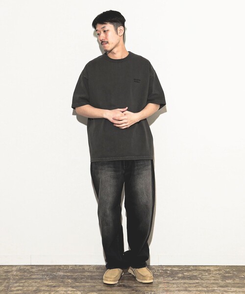 BEAMS T（ビームスティー）の「ONEITA / Pigment Dye T-shirt 25SS（Tシャツ/カットソー・レディース・シルバー/ブラック/ブラウン/ピンク・S/M/L/XL）」の10枚目の写真