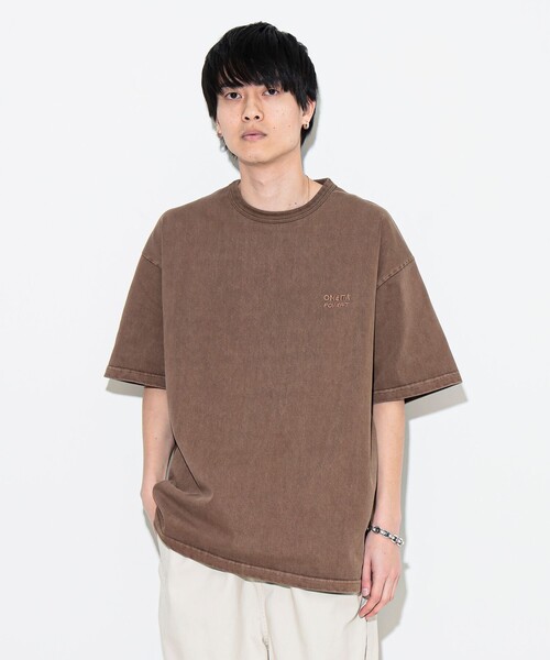 BEAMS T（ビームスティー）の「ONEITA / Pigment Dye T-shirt 25SS（Tシャツ/カットソー・レディース・シルバー/ブラック/ブラウン/ピンク・S/M/L/XL）」の17枚目の写真