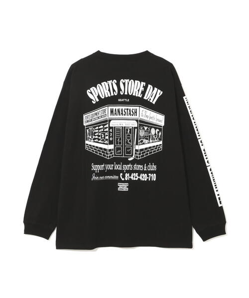 MANASTASH（マナスタッシュ）の「MANASTASH/マナスタッシュ/CiTee L/S TEE SSD /シティ ロンT（Tシャツ/カットソー・メンズ・ホワイト/ブラック/その他10・XL/L/M/S）」の3枚目の写真