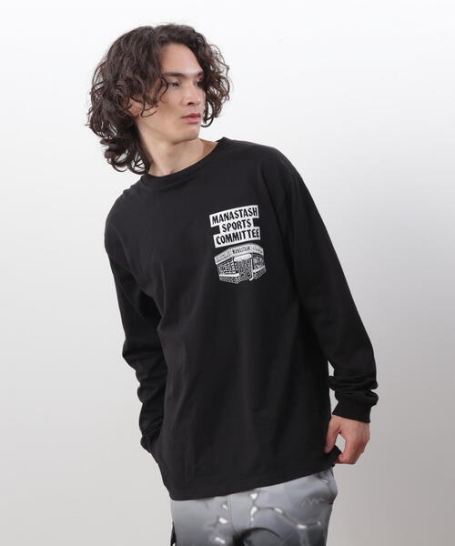 MANASTASH（マナスタッシュ）の「MANASTASH/マナスタッシュ/CiTee L/S TEE SSD /シティ ロンT（Tシャツ/カットソー・メンズ・ホワイト/ブラック/その他10・XL/L/M/S）」の6枚目の写真