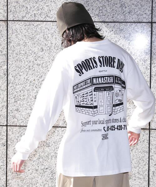 MANASTASH（マナスタッシュ）の「MANASTASH/マナスタッシュ/CiTee L/S TEE SSD /シティ ロンT（Tシャツ/カットソー・メンズ・ホワイト/ブラック/その他10・XL/L/M/S）」の11枚目の写真