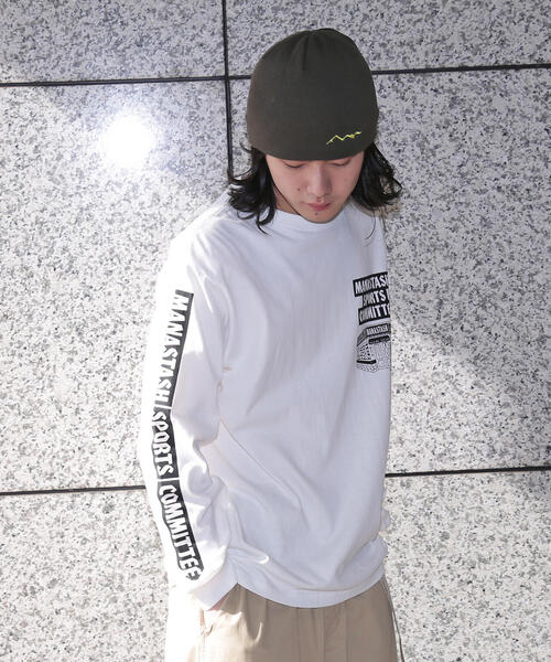 MANASTASH（マナスタッシュ）の「MANASTASH/マナスタッシュ/CiTee L/S TEE SSD /シティ ロンT（Tシャツ/カットソー・メンズ・ホワイト/ブラック/その他10・XL/L/M/S）」の12枚目の写真