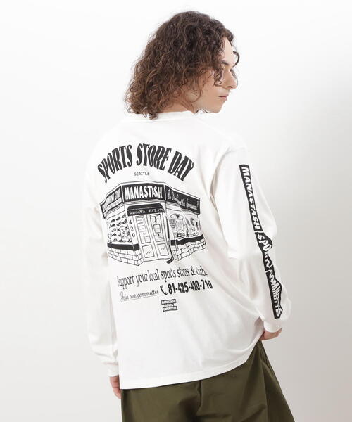 MANASTASH（マナスタッシュ）の「MANASTASH/マナスタッシュ/CiTee L/S TEE SSD /シティ ロンT（Tシャツ/カットソー・メンズ・ホワイト/ブラック/その他10・XL/L/M/S）」の15枚目の写真