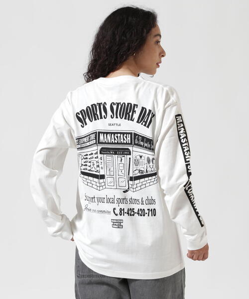 MANASTASH（マナスタッシュ）の「MANASTASH/マナスタッシュ/CiTee L/S TEE SSD /シティ ロンT（Tシャツ/カットソー・メンズ・ホワイト/ブラック/その他10・XL/L/M/S）」の21枚目の写真
