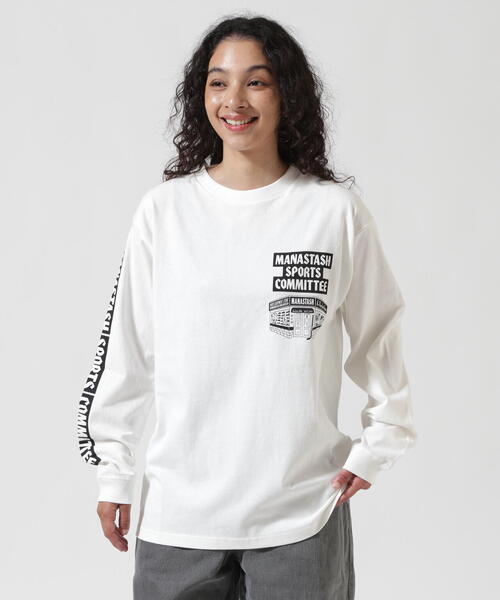 MANASTASH（マナスタッシュ）の「MANASTASH/マナスタッシュ/CiTee L/S TEE SSD /シティ ロンT（Tシャツ/カットソー・メンズ・ホワイト/ブラック/その他10・XL/L/M/S）」の22枚目の写真