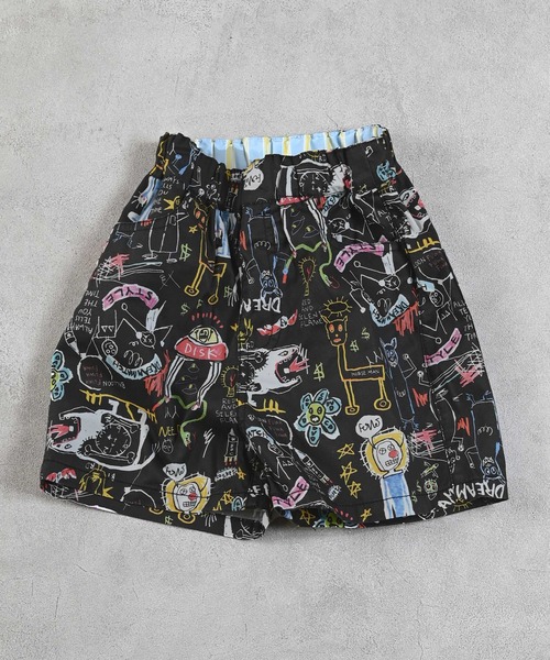 21ss 2021 マルジェラ 1 プリーツ ショーツ パンツ キュロット 38 ブルー フラスタリオ刺繍 シルク ミディアムショーツ｜La Perla