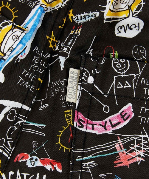 Ocean&Ground（オーシャン&グラウンド）の「サンフランシスコシティショーツ（その他パンツ・キッズ・ブラック/ターコイズブルー/オフホワイト/マルチ・90/80/140/130/120/110/100/95）」の13枚目の写真