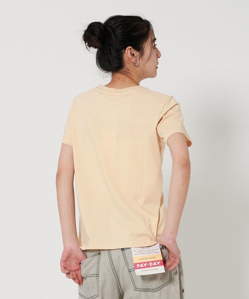 WAVE UNION（ウェーブユニオン）の「【別注】＜WAVE UNION＞プリント Tシャツ（Tシャツ/カットソー・レディース・ダークグレー/ベージュ/ホワイト・FREE）」の17枚目の写真