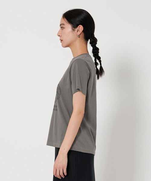 WAVE UNION（ウェーブユニオン）の「【別注】＜WAVE UNION＞プリント Tシャツ（Tシャツ/カットソー・レディース・ダークグレー/ベージュ/ホワイト・FREE）」の12枚目の写真