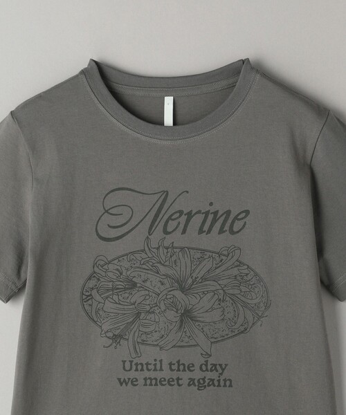 WAVE UNION（ウェーブユニオン）の「【別注】＜WAVE UNION＞プリント Tシャツ（Tシャツ/カットソー・レディース・ダークグレー/ベージュ/ホワイト・FREE）」の7枚目の写真