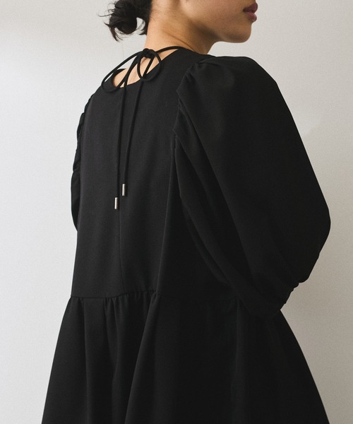 WEB限定】・【新色追加】2WAYバルーンスリーブチュニック（シャツ