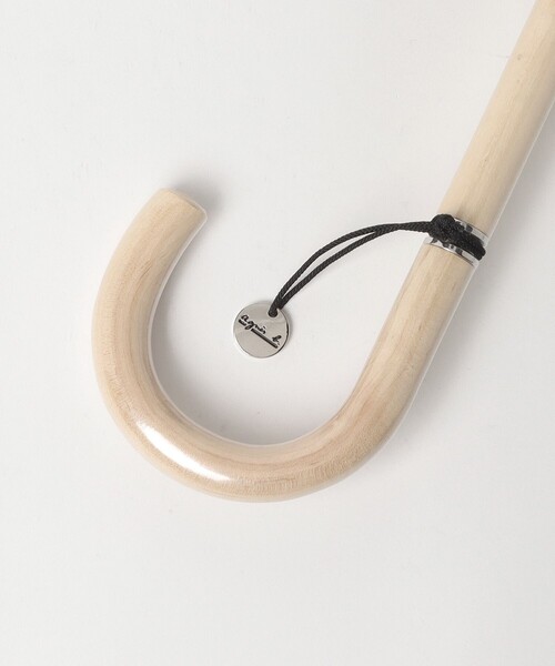 agnes b.（アニエスベー）の「メッセージ柄 ビニール長傘（長傘・レディース・ブラック・FREE）」の3枚目の写真