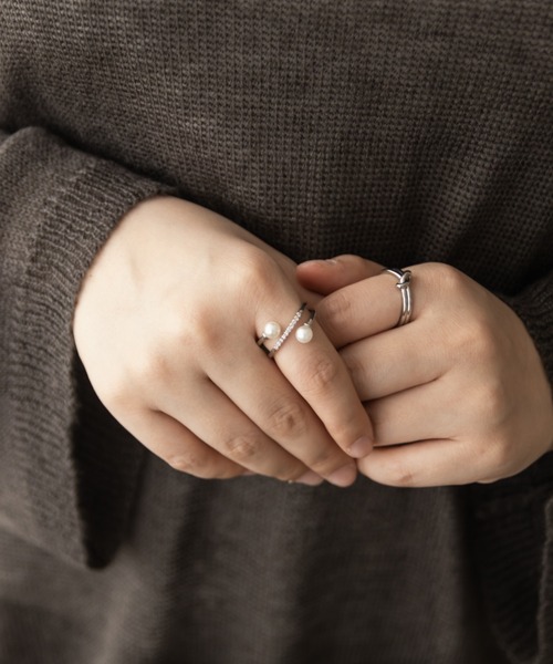 CLETTE(クレット)の「デュオノットリング(リング・レディース・ゴールド/シルバー・22号/18号)」の3枚目の写真