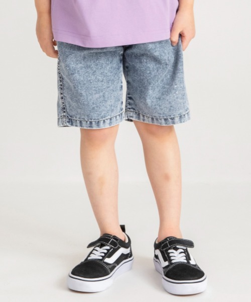 BRANSHES(ブランシェス)の「【接触冷感】アイスデニムパンツ(デニムパンツ・キッズ・ブルー/グレー/ネイビー・100/110/90/80/120/130/150/140)」の1枚目の写真