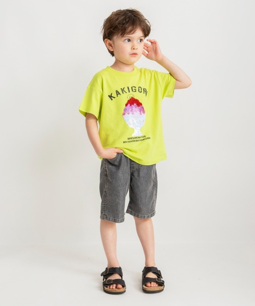BRANSHES(ブランシェス)の「【接触冷感】アイスデニムパンツ(デニムパンツ・キッズ・ブルー/グレー/ネイビー・100/110/90/80/120/130/150/140)」の15枚目の写真