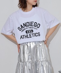 spiritoso カレッジプリントTシャツ(SANDIEGO)