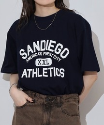 spiritoso カレッジプリントTシャツ(SANDIEGO)