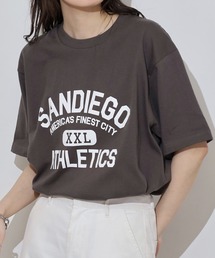 spiritoso カレッジプリントTシャツ(SANDIEGO)