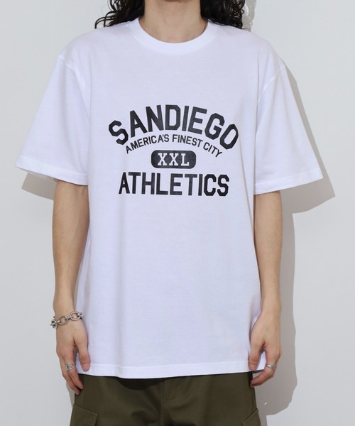spiritoso(スピリトーゾ)の「spiritoso カレッジプリントTシャツ(SANDIEGO)(Tシャツ/カットソー・メンズ・ホワイト系その他/チャコール/ネイビー/ホワイト系その他2・L/M)」の9枚目の写真