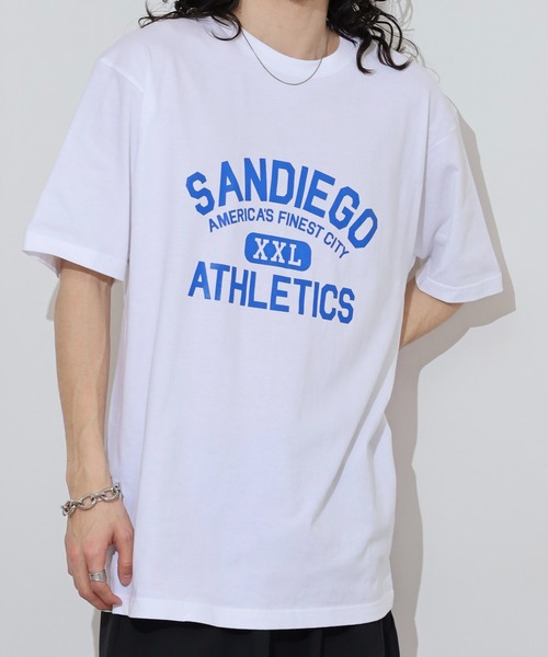 spiritoso(スピリトーゾ)の「spiritoso カレッジプリントTシャツ(SANDIEGO)(Tシャツ/カットソー・メンズ・ホワイト系その他/チャコール/ネイビー/ホワイト系その他2・L/M)」の15枚目の写真