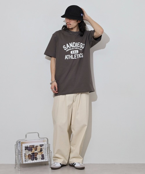 spiritoso(スピリトーゾ)の「spiritoso カレッジプリントTシャツ(SANDIEGO)(Tシャツ/カットソー・メンズ・ホワイト系その他/チャコール/ネイビー/ホワイト系その他2・L/M)」の22枚目の写真