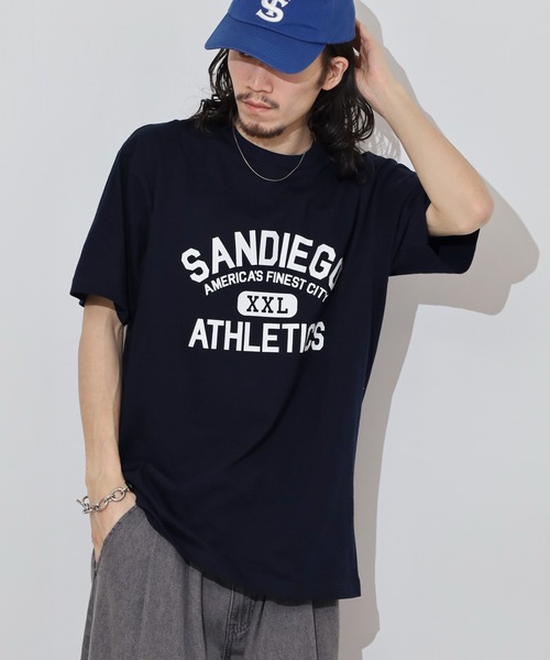spiritoso(スピリトーゾ)の「spiritoso カレッジプリントTシャツ(SANDIEGO)(Tシャツ/カットソー・メンズ・ホワイト系その他/チャコール/ネイビー/ホワイト系その他2・L/M)」の5枚目の写真