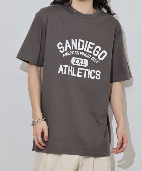 spiritoso(スピリトーゾ)の「spiritoso カレッジプリントTシャツ(SANDIEGO)(Tシャツ/カットソー・メンズ・ホワイト系その他/チャコール/ネイビー/ホワイト系その他2・L/M)」の19枚目の写真