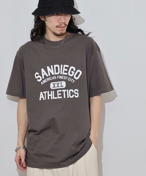 spiritoso(スピリトーゾ)の「spiritoso カレッジプリントTシャツ(SANDIEGO)(Tシャツ/カットソー・メンズ・ホワイト系その他/チャコール/ネイビー/ホワイト系その他2・L/M)」の20枚目の写真