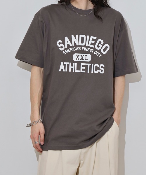 spiritoso(スピリトーゾ)の「spiritoso カレッジプリントTシャツ(SANDIEGO)(Tシャツ/カットソー・メンズ・ホワイト系その他/チャコール/ネイビー/ホワイト系その他2・L/M)」の21枚目の写真
