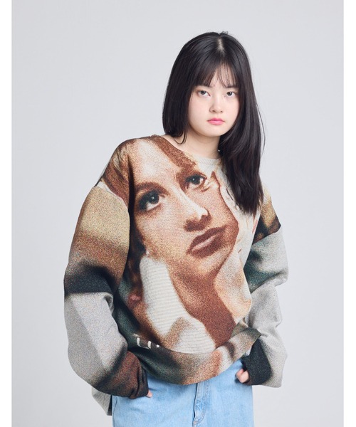 セール】【Little sunny bite】a girl top（スウェット