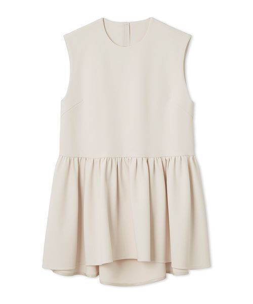 Mila Owen（ミラオーウェン）の「後あきテールヘムペプラムカットソーブラウス（Tシャツ/カットソー・レディース・アイボリー/ブラック/ライム・0/1）」の18枚目の写真