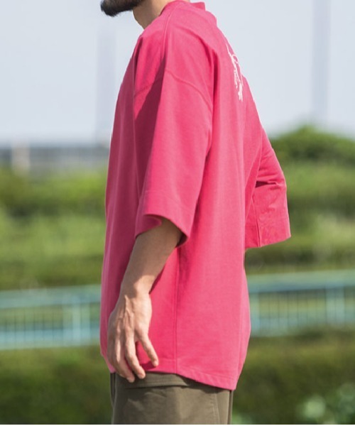 Sunny Smith(サニースミス)の「【SUNNY SMITH】Heavy Smith Palms Emb SS Tee(Tシャツ/カットソー・メンズ・レッド・FREE)」の2枚目の写真