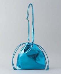 coen | メタリック巾着ショルダー(ショルダーバッグ)