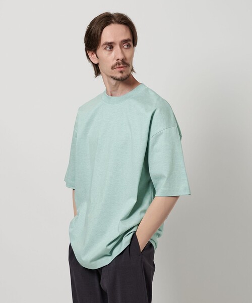 BEAUTY&YOUTH UNITED ARROWS（ビューティーアンドユースユナイテッドアローズ）の「カラー メランジ クルーネック Tシャツ（Tシャツ/カットソー・メンズ・ダークグレー/ライトブルー/ベージュ・S/XL/L/M）」の3枚目の写真