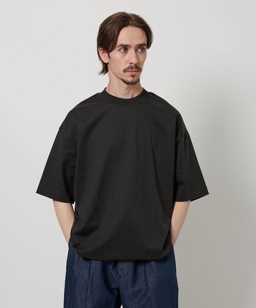BEAUTY&YOUTH UNITED ARROWS（ビューティーアンドユースユナイテッドアローズ）の「カラー メランジ クルーネック Tシャツ（Tシャツ/カットソー・メンズ・ダークグレー/ライトブルー/ベージュ・S/XL/L/M）」の5枚目の写真