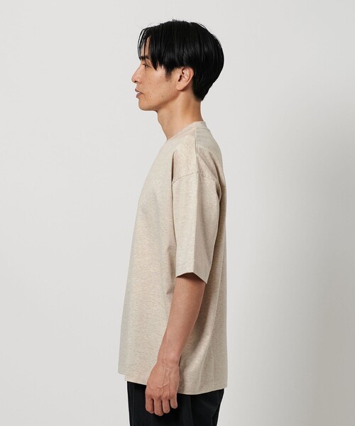 BEAUTY&YOUTH UNITED ARROWS（ビューティーアンドユースユナイテッドアローズ）の「カラー メランジ クルーネック Tシャツ（Tシャツ/カットソー・メンズ・ダークグレー/ライトブルー/ベージュ・S/XL/L/M）」の9枚目の写真