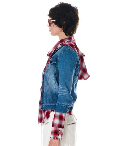 BEEDEN（ビーデン）の「TINY CUT DENIM SHIRT（シャツ/ブラウス）」 - WEAR